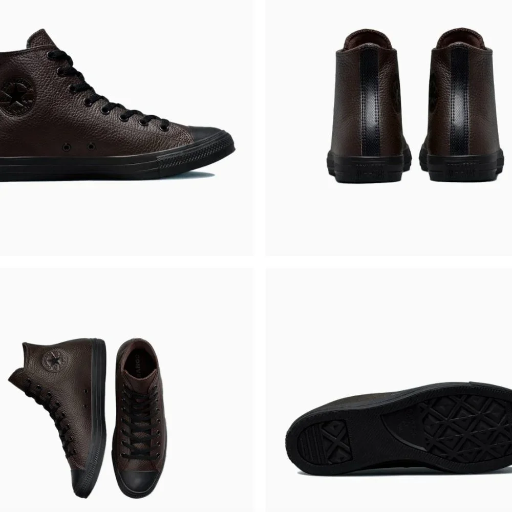 CONVERSE Chuck Taylor All Star Leather Boots Shoes 172012C Brown Men's N… - Picture 8 of 9